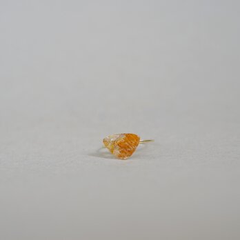 １点もの   K10YG 天然石リング【Cacoxenite in quartz 】(ECR-010)の画像
