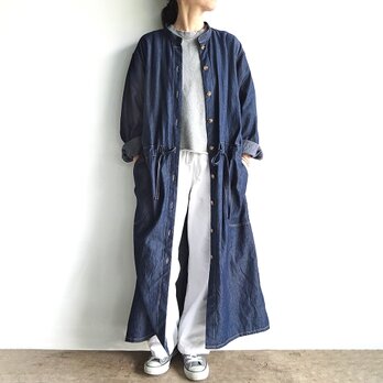 2way コートワンピース　（デニム）の画像