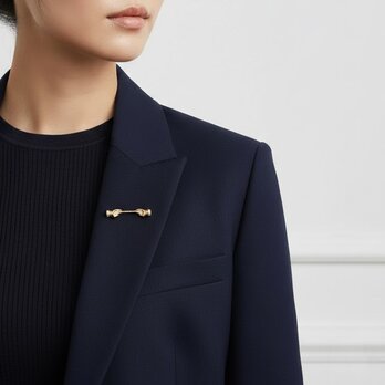 グレースハンド ピンブローチ アンティーク調ゴールド｜クラシカルモチーフ【ebro7】