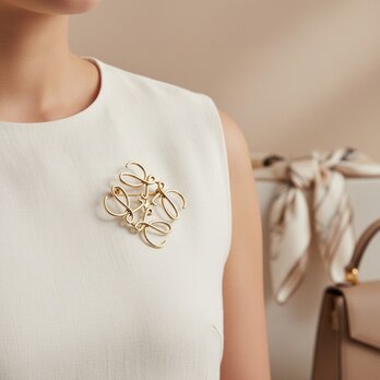 クラシカルスクリプトブローチ【ebro20】