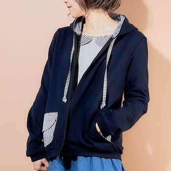 フーディー♡ダークネイビーの画像