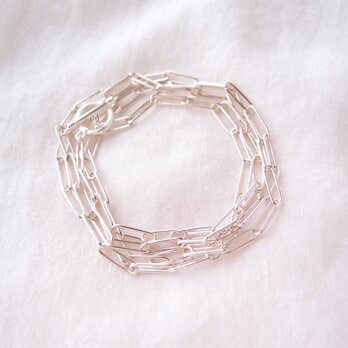 【期間限定予約品】Silver Plane Necklace／80cm マンテルチェーンネックレス（Large）の画像