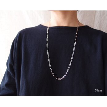 【期間限定予約品】Silver Plane Necklace／70cm マンテルチェーンネックレス（Large）の画像