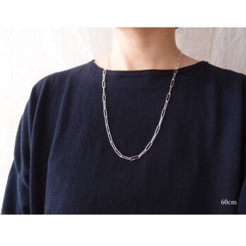 【期間限定予約品】Silver Plane Necklace／60cm マンテルチェーンネックレス（Large）の画像