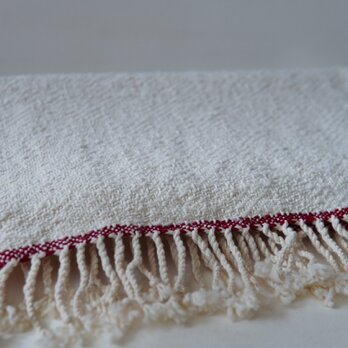 organic cotton shawl_handwoven/ wr2の画像