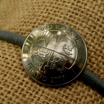 ＃H235 Island Coin Hair Elasticの画像