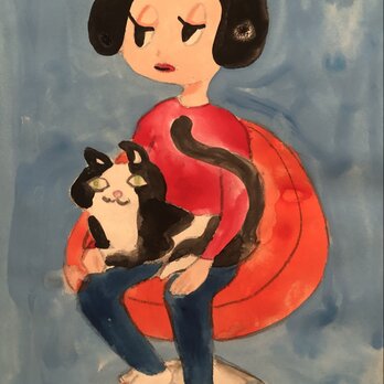 愛猫の画像
