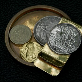 ＃M41 New Zealand Coin Money Clipの画像