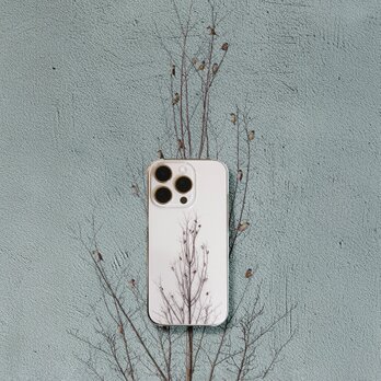 スズメのなる木 iPhoneケース スマホケース iPhone16〜 シンプル クリア アート 雀の画像