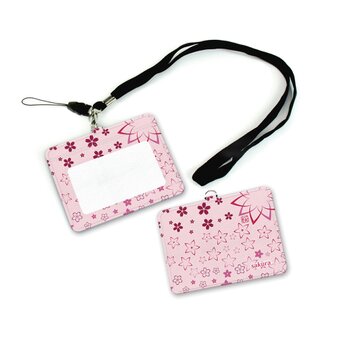 IDケース/IDカードホルダー/パスケース【さくら花】（名入れ可）の画像