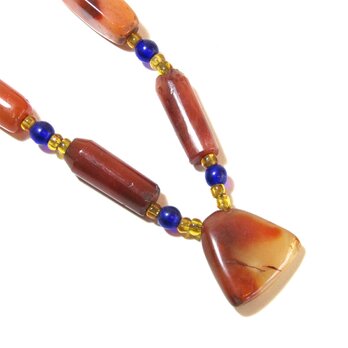 Vintage Beads & Agate Necklaceの画像