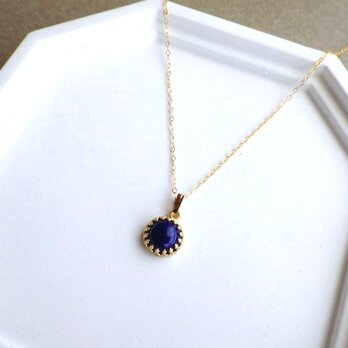 クラウンシリーズ ■ プチペンダント 14KGF ■ ラピスラズリ