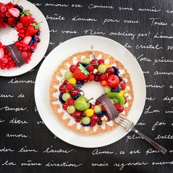 Patisserieのミニリース★きらめくフルーツタルト 15cmの画像