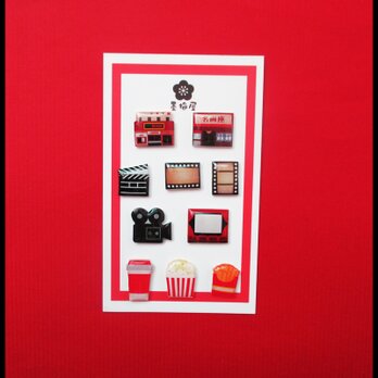 【選べるイヤリング】映画館（※片耳1個売りです）の画像