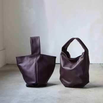 【ITALY-DEEP葡萄色】ハンドバッグタイプ・とても軽いです★限定品LUAの画像
