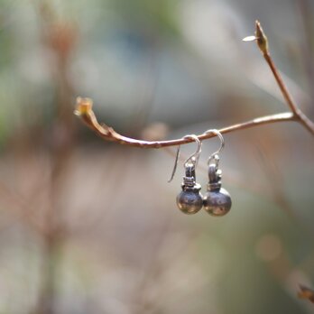 -Afgan silver- ball charm pierceの画像