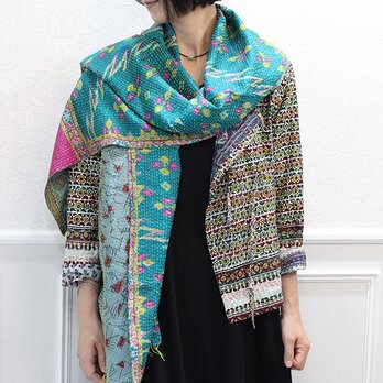 カンタ刺繍シルクストール【B】の画像