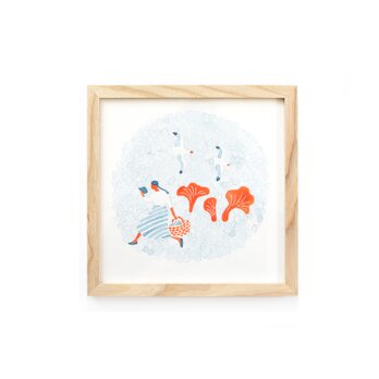 原画 │"North Trip" きのこをとりに │リキテックスリキッドの画像