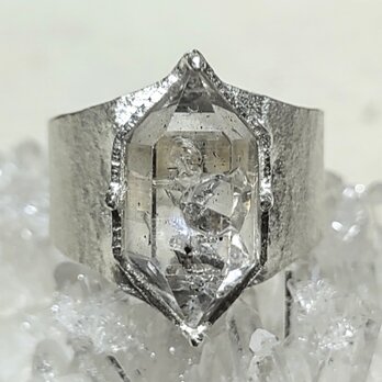 太古の水＊water in herkimer 925 ringの画像