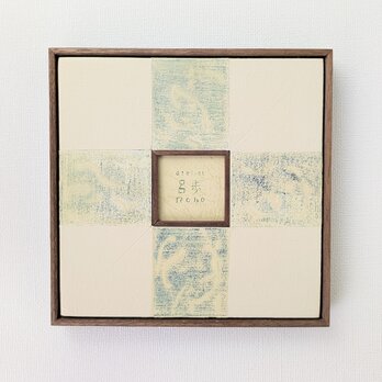 ミニチュアサイズ額縁　窓寸4.5×4.5㎝　一点もの　　の画像