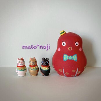 おめでたいマトリョーシカ　豆マト３匹 in タコさんマトの画像