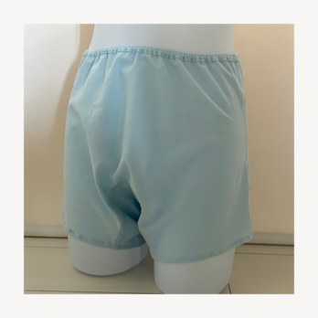 リラックス温ボックスショーツ｜水色