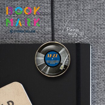 JAZZレコードのクリップ型しおり　栞　ブックマーク　ブックマーカー　No.261の画像