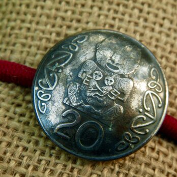 ＃H186  New Zealand Coin Hair Elasticの画像