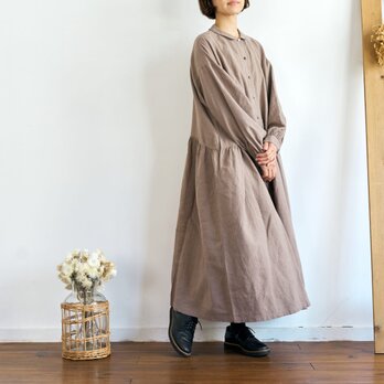 chibi collar gather dressの画像