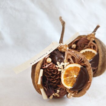 Chocolaterie のバレンタインアレンジメント★オランジュショコラの画像