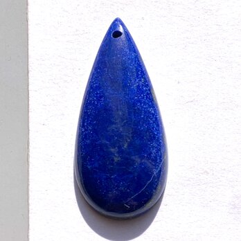 穴あきラピスラズリ[174] 44x20mm 45Cts　天然石 ルース／カボションの画像