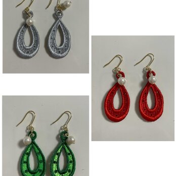 雫ピアス(イヤリング)の画像