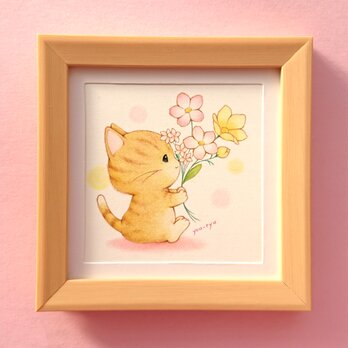 原画作品 猫ちゃん「for you…」の画像
