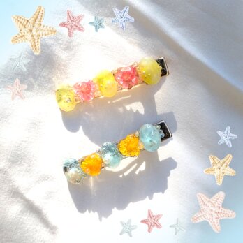 ポップでキュートなヘアクリップの画像