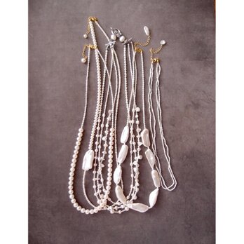 【K14gf】High-Grade Round Pearl Necklace ／高品質ラウンドパール ネックレスの画像