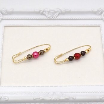 《２色から選べる》バレンタインパールブローチの画像