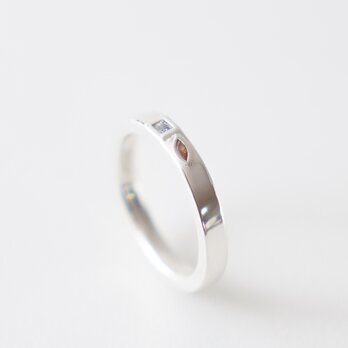 【数量限定ケース付き】Embedded Multi CZ RING / SV925 キュービックジルコニア ≪送料無料≫の画像