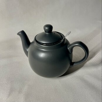 London Pottery tea pot 2cup 600mI MATT BLACKの画像