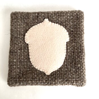 WOOL!どんぐり*カップ＆ポットマットの画像