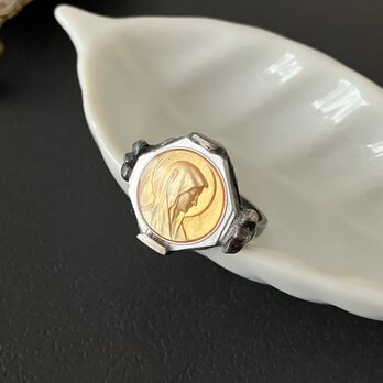 [Fontaine de Lourdes] Lily ring - silver yellowの画像