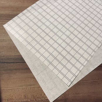 原稿用紙柄の薄いデザインペーパーの画像