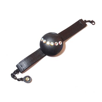 80s France 「Karl Lagerfeld」 Vintage Design Modern Braceletの画像