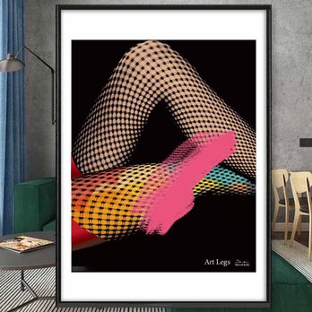 Art Legs　送料無料　個性が見つかるseiのサイト　イラスト　アート　ポスター　アートポスター　A3　3320の画像