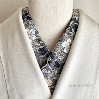 洗える刺繍半衿 雅