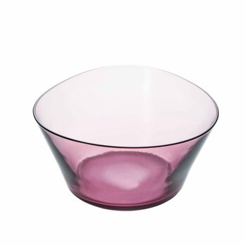 SAI：ボウル（ワインレッド）サラダ デザート アイスクリーム グラス　硝子 sghrの画像