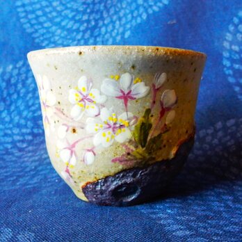山桜図ぐい飲み（木箱付き）の画像