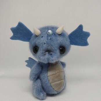 ミニチュアドール☆ぬいぐるみ☆ドラゴン☆ブルー