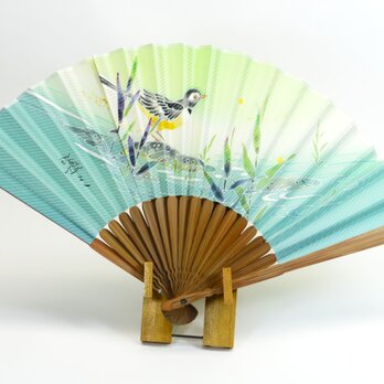 加賀友禅　扇子【きせきれい】の画像