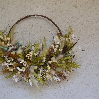 【送料半額＊母の日直前キャンペーン】小鳥の巣wreathの画像