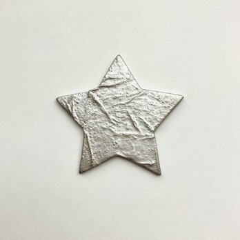 星のブローチ (シルバー) largeの画像